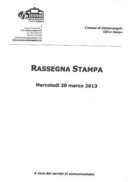 Page 1 Ujf&igrave;cm Relazwm con il Pubblico [&Iacute; l Pima Ganganem, 7