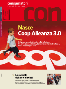 Nasce Coop Alleanza 3.0