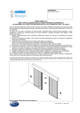 Porte pedonali scorrevoli
