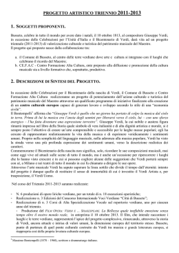 Il progetto triennale