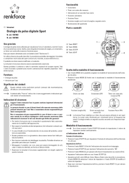 Orologio da polso digitale Sport