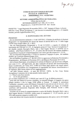 41DETAMM2014 - Comune di Sant`Angelo Muxaro
