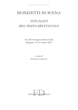 Declamare la Musica: il caso de Il conte Ugolino di Donizetti