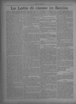 Page 1 1. LOTTA. .DI CLASSE 1 La Lotta di classe in Sicilia