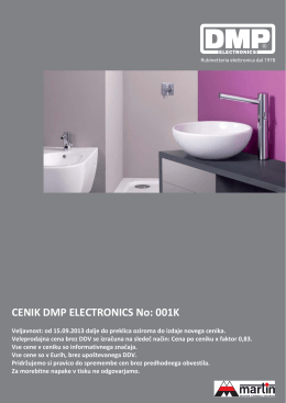 CENIK DMP ELECTRONICS No: 001K