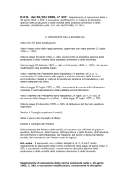 DPR del 26/03/1980, n° 327 - Regolamento di