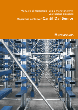 Manuale di montaggio, uso e manutenzione,valutazione dei rischi