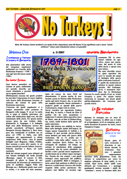 NoTurkeys 2007 speciale Napoleone