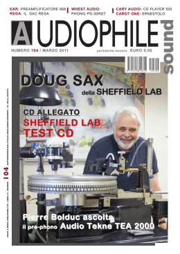 Sheffield Lab Test CD