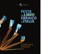 depliant - Fondazione Giorgio Bassani