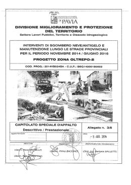Capitolato Speciale Appalto M.O. Oltrepo2 2014