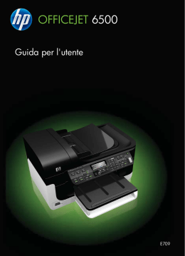 HP Officejet 6500 (E709) All-in-One Series User Guide