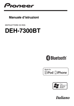 DEH-7300BT manual IT - Esoteric-car