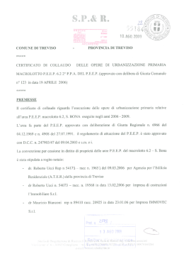 0 R o 1 m," NE muo - Comune di Treviso