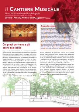 IL CANTIERE MUSICALE n&deg; 44