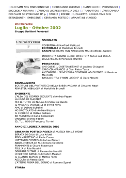 Luglio - Ottobre 2002
