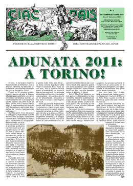 Settembre Ottobre - Associazione Nazionale Alpini sezione di Torino