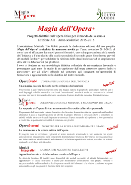 Magia dell`Opera - ICS Via Cutigliano
