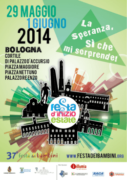 Scarica il programma - Festa dei Bambini a Bologna!