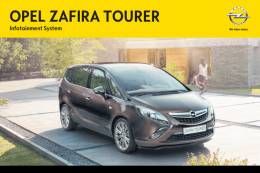 Infotainment manual - Zafira-C, v.1 (rev ), it-IT