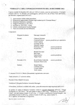 `:_ `Presiede il Dt`l`tt. Bladelli t`iiovanni.