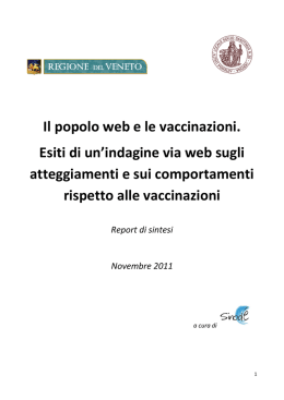 Il popolo web e le vaccinazioni