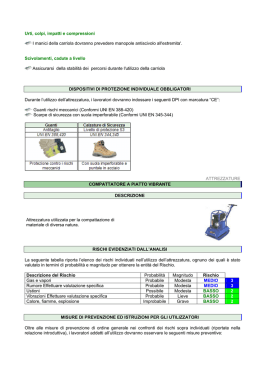 Urti, colpi, impatti e compressioni