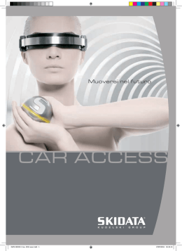 Skidata Car access - S.C.T. Sistemi Controllo Traffico srl