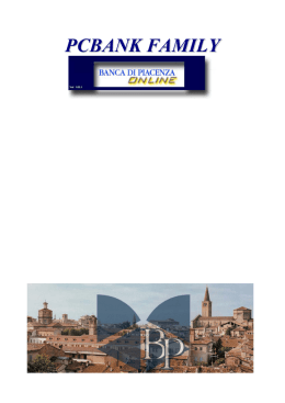 Manuale - Banca di Piacenza