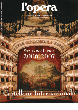 Cartellone Internazionale