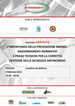 l`importanza della prevenzione incendi