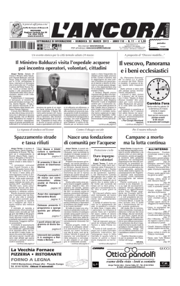 Numero 11 - L`ANCORA edicola