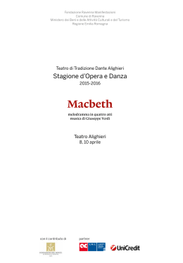 Macbeth - Teatro Alighieri