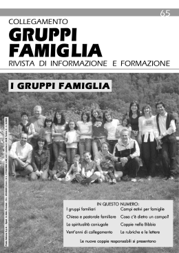 GF65 vers. pdf - Gruppi Famiglia