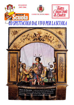 depliant - Teatro Consorziale di Budrio