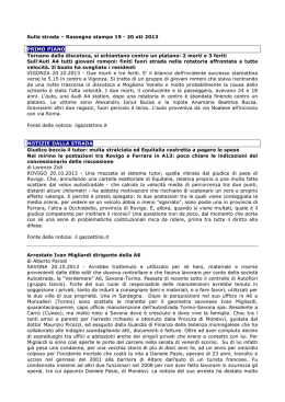 Leggi la rassegna del 19-20 ottobre 2013