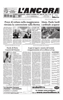 Numero 44 - L`ANCORA edicola