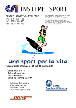 cu 44 - Centro Sportivo Italiano