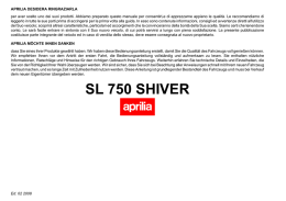 sl 750 shiver