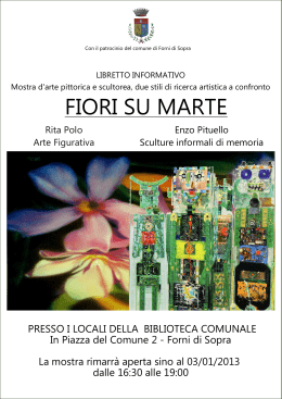 fiori su marte - Comune di Forni di Sopra