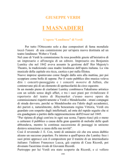 i masnadieri - Magia dell`opera