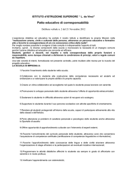 Patto di Corresponsabilità 2012-13