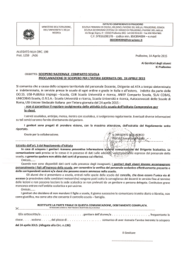 Circ. n. 190 Sciopero del 24-04-2015