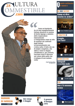 leggi in pdf - Cultura Commestibile