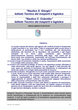 Istituto Tecnico dei trasporti e logistica &ldquo;Nautico C. Colombo&rdquo;