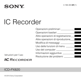 SONY ICD