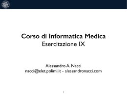 Presentazione - Alessandro Nacci