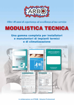 MODULISTICA TECNICA