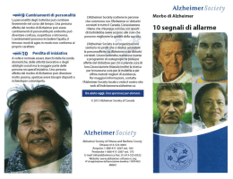 segnaleg Cambiamenti di personalit&agrave;