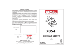 MANUALE UTENTE